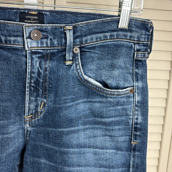 Citizens of Humanity Elsa Mid Rise Slim Fit Crop - New Moon Size 29 - Picture 7 of 15